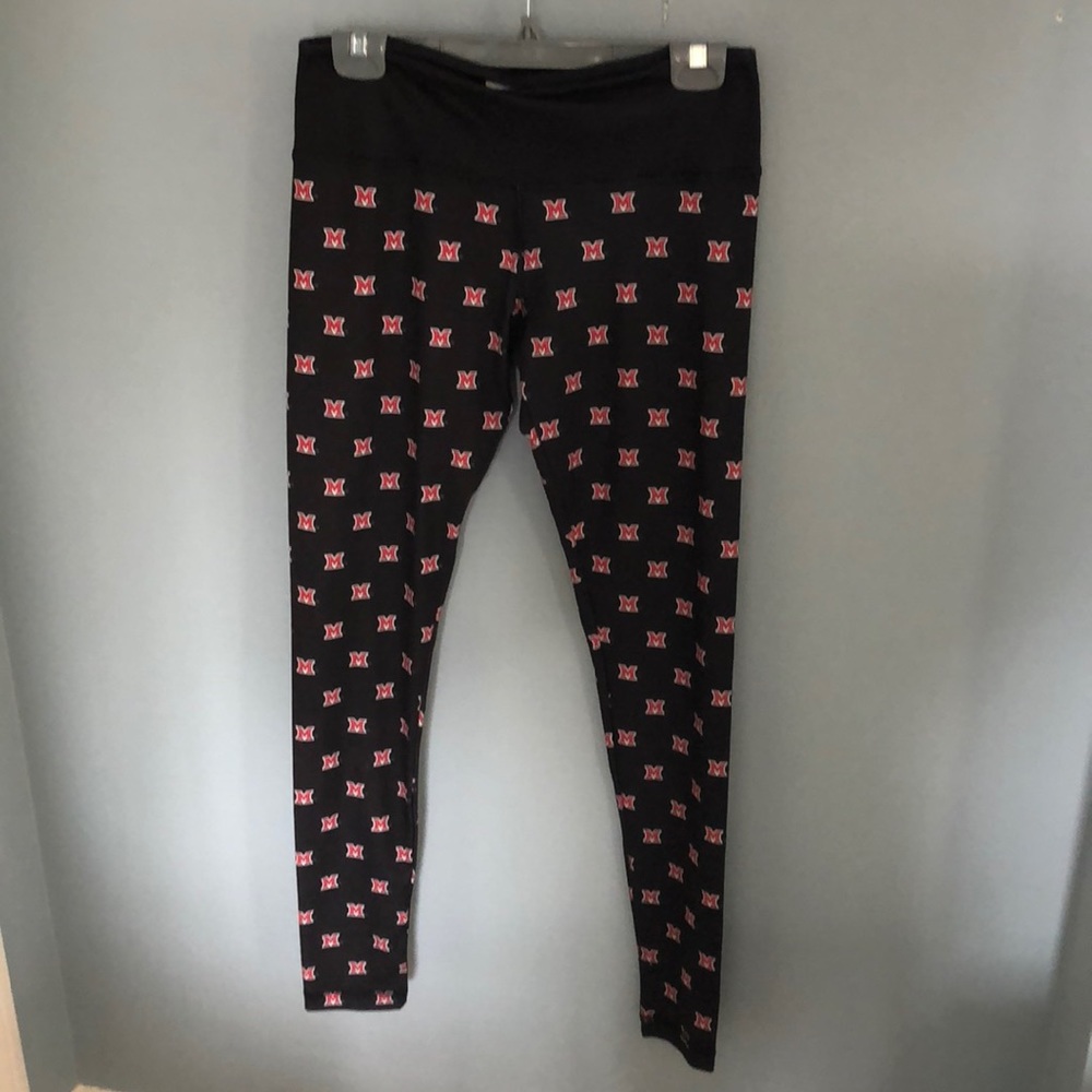 Miami University, ankle length leggings.